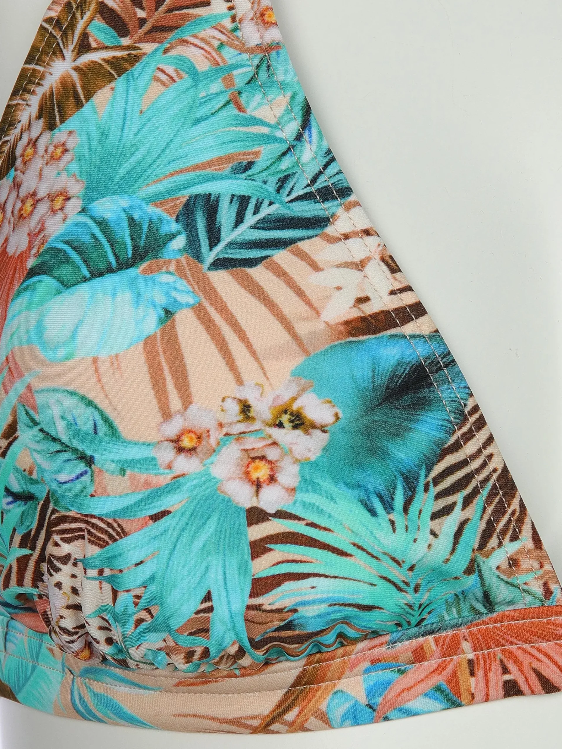 Damen Grinario Sports Damen Bikini Oberteil mit Print