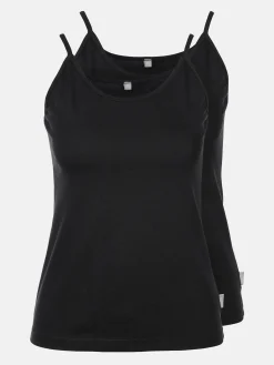 Damen Sure Damen Bio Spaghetti-Trägerhemd