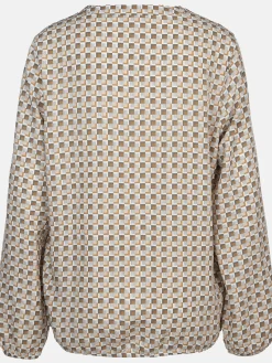 Damen Lisa Tossa Damen Blouson-Bluse mit Alloverprint