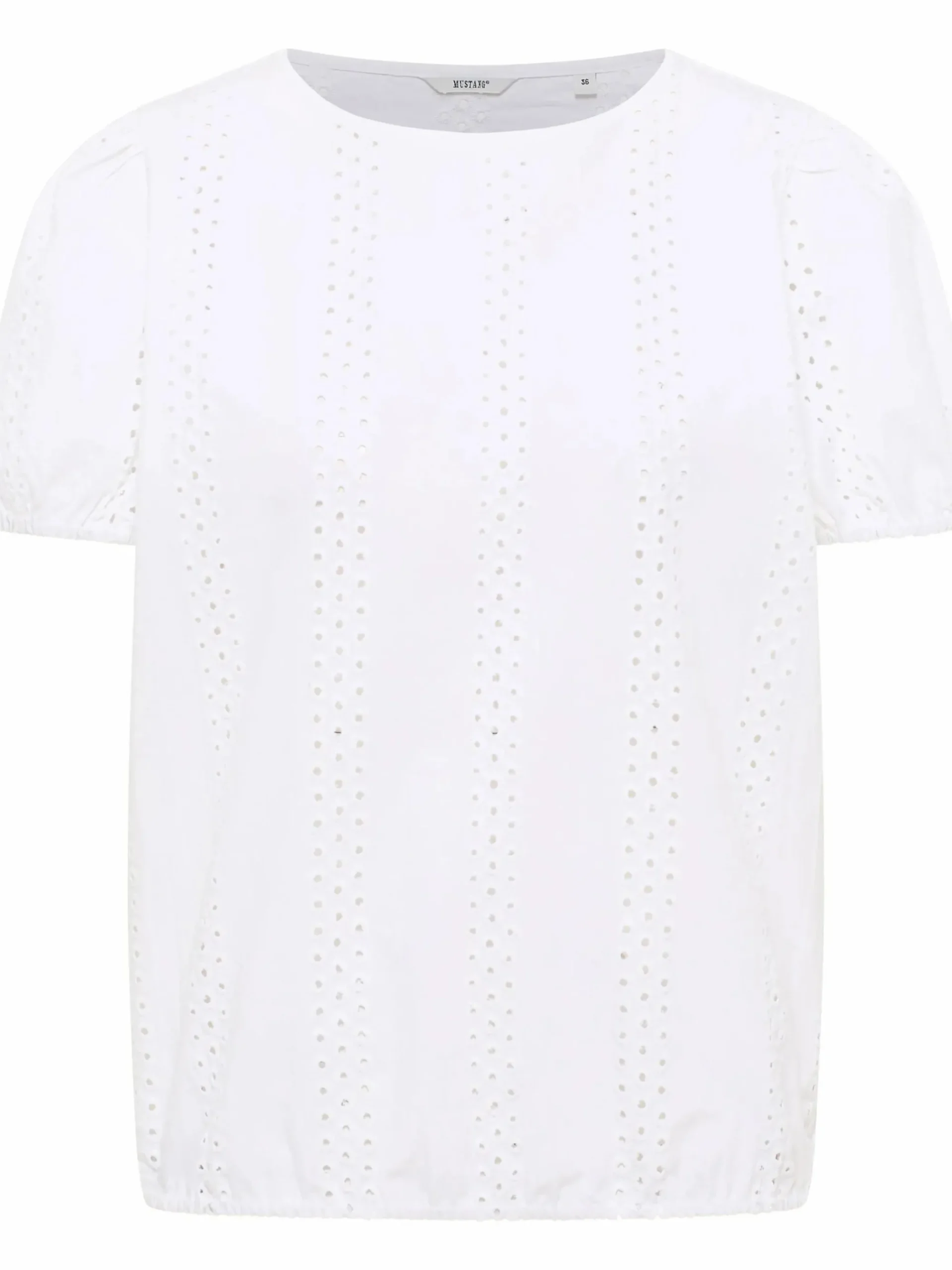 Damen Mustang Damen Bluse "Assaria" mit Lochstickerei