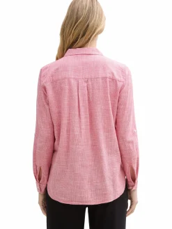 Damen Tom Tailor Damen Bluse in Leinenoptik