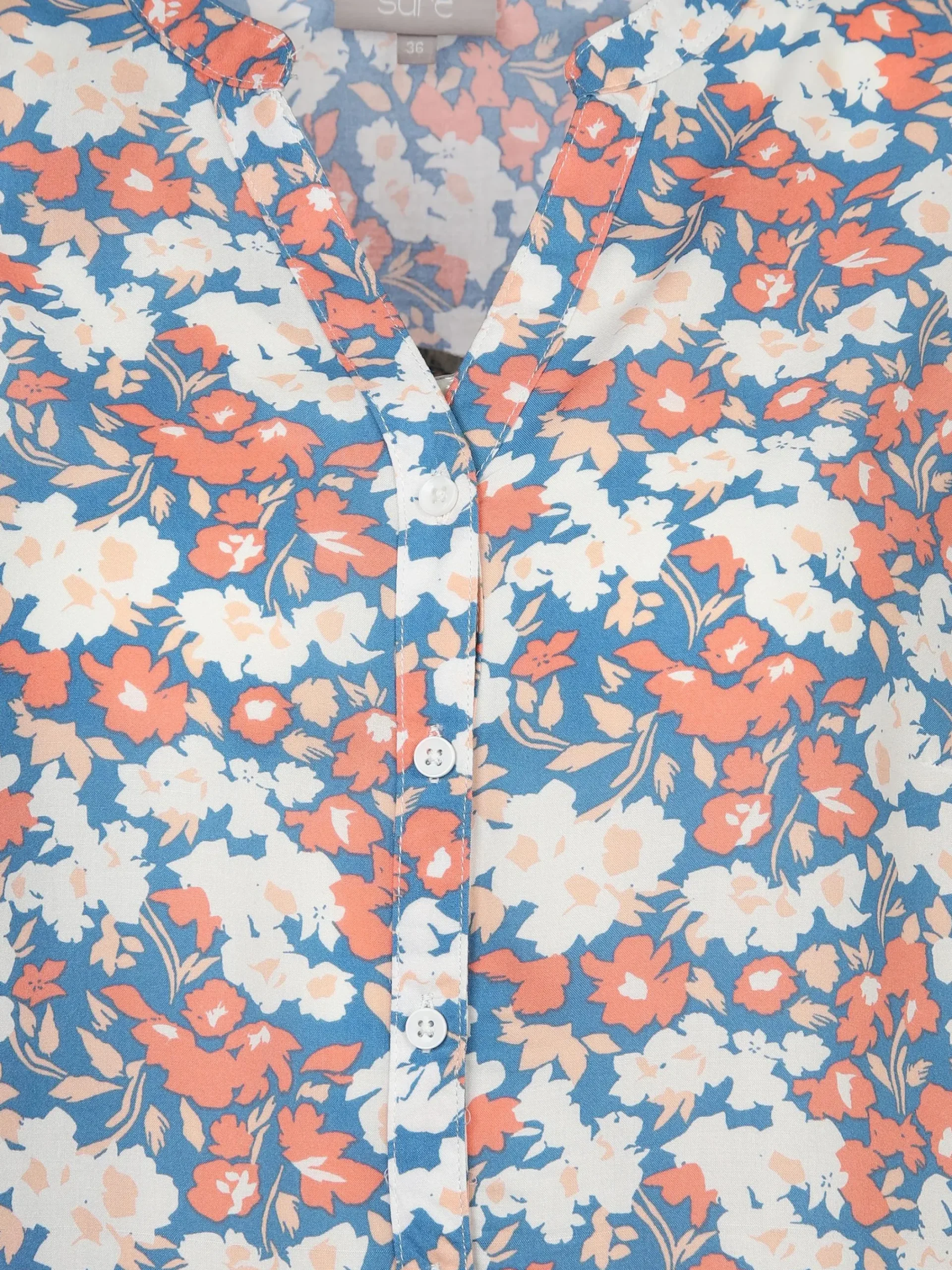 Damen Sure Damen Bluse mit Alloverprint