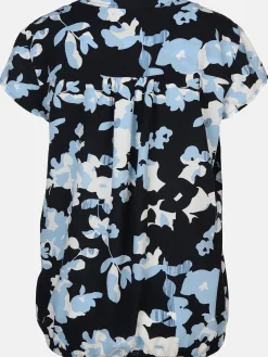 Damen Tom Tailor Damen Bluse mit Alloverprint