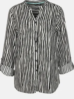 Damen Sure Damen Bluse mit krempelbaren Ärmeln