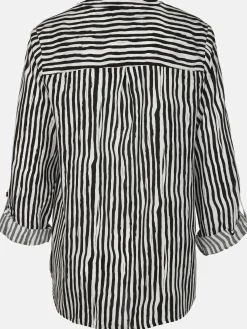 Damen Sure Damen Bluse mit krempelbaren Ärmeln