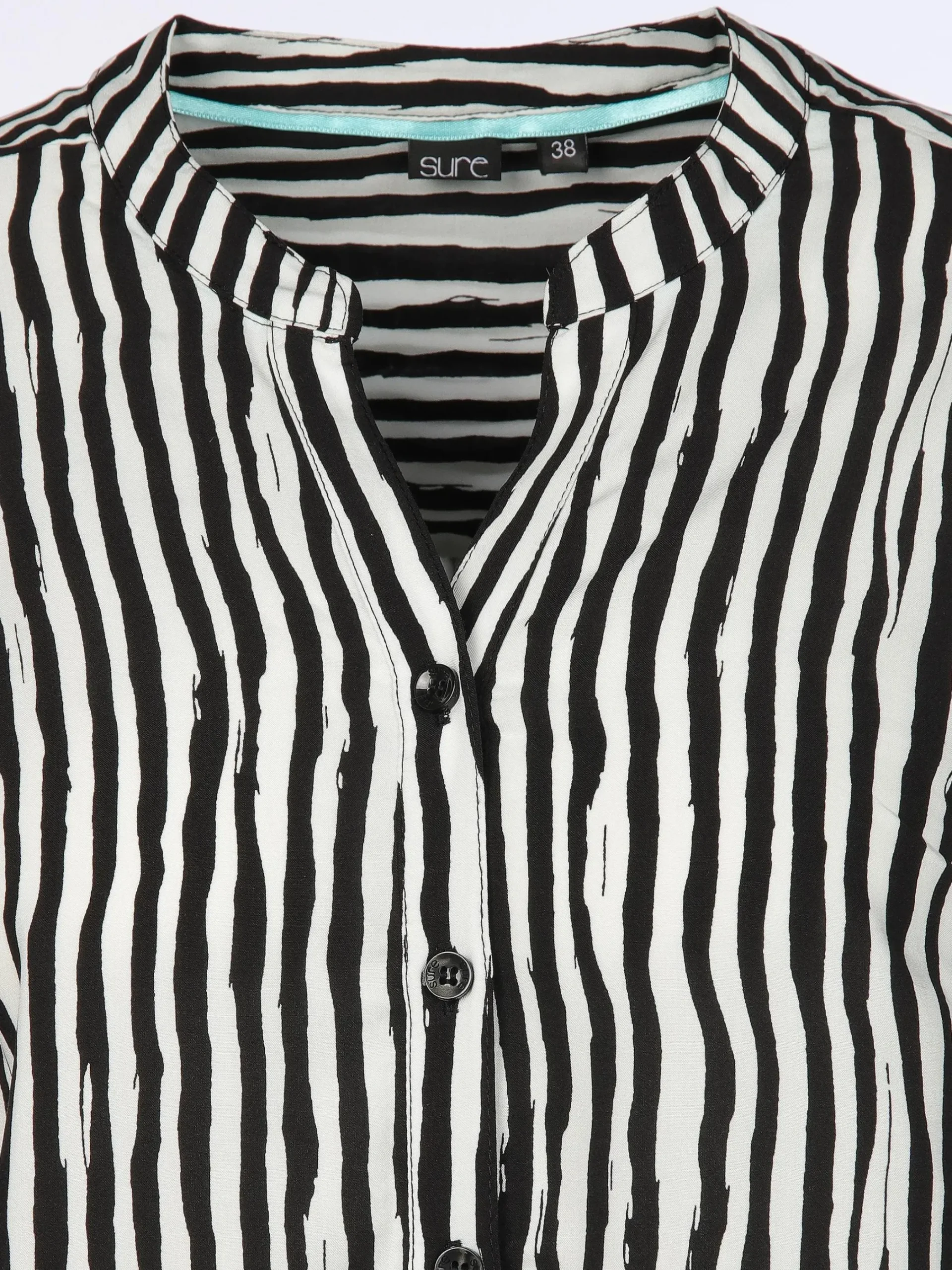 Damen Sure Damen Bluse mit krempelbaren Ärmeln