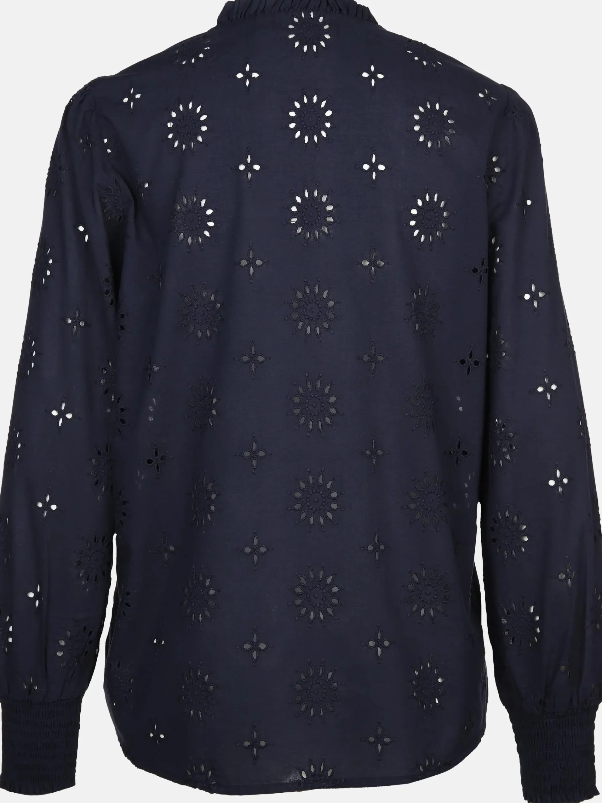 Damen Sure Damen Bluse mit Lochstickerei