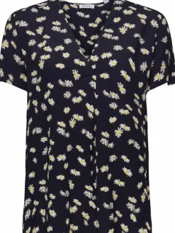 Damen Esprit Damen Bluse mit V-Ausschnitt