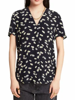 Damen Esprit Damen Bluse mit V-Ausschnitt