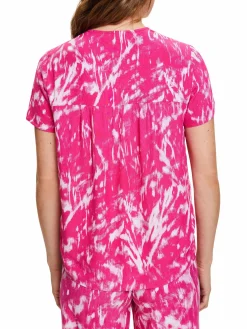 Damen Esprit Damen Bluse mit V-Ausschnitt