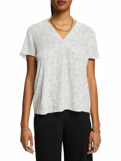 Damen Esprit Damen Bluse mit V-Ausschnitt