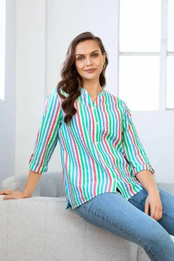 Damen Sure Damen Bluse mit verstellbaren Ärmeln