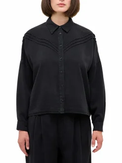 Damen Mustang Damen Blusenhemd