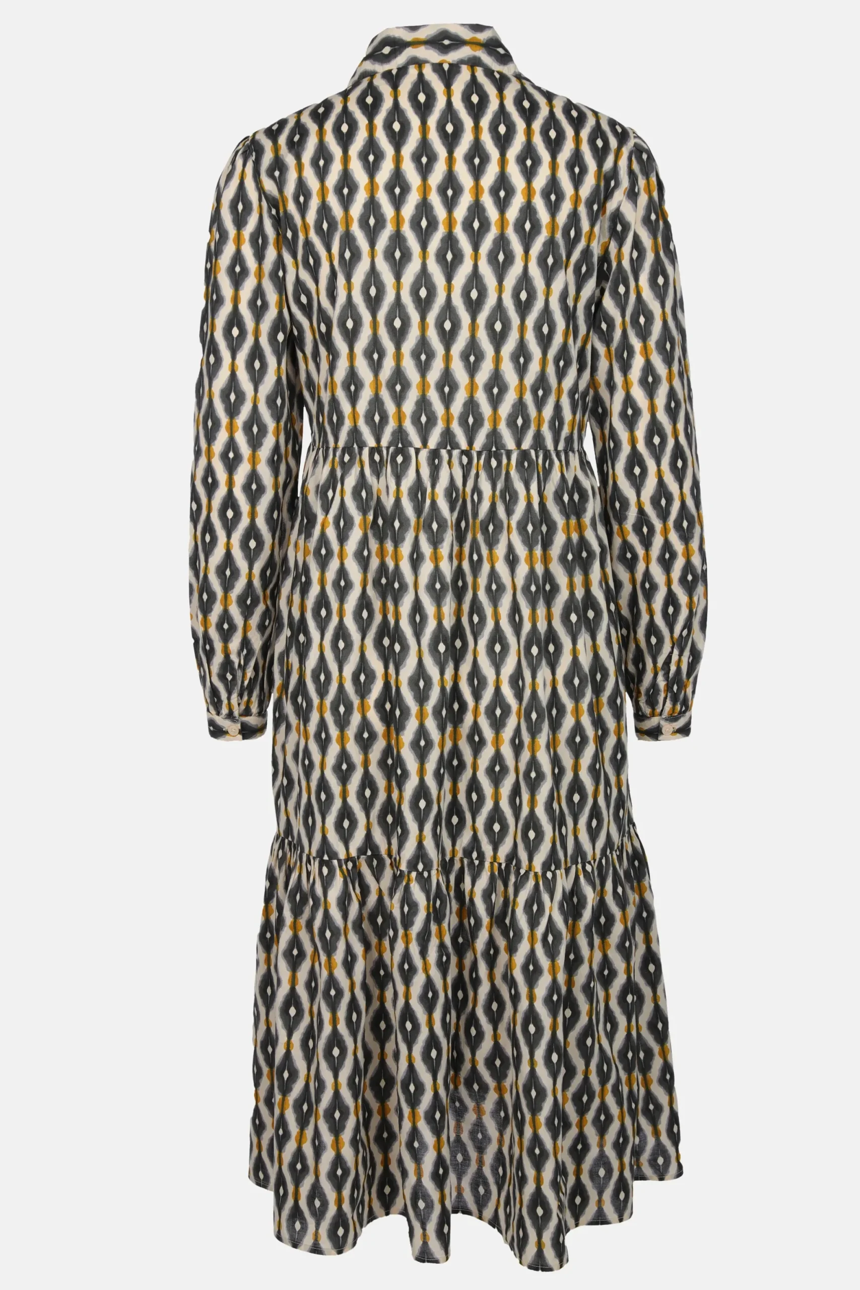 Damen Lisa Tossa Damen Blusenkleid mit Musterprint