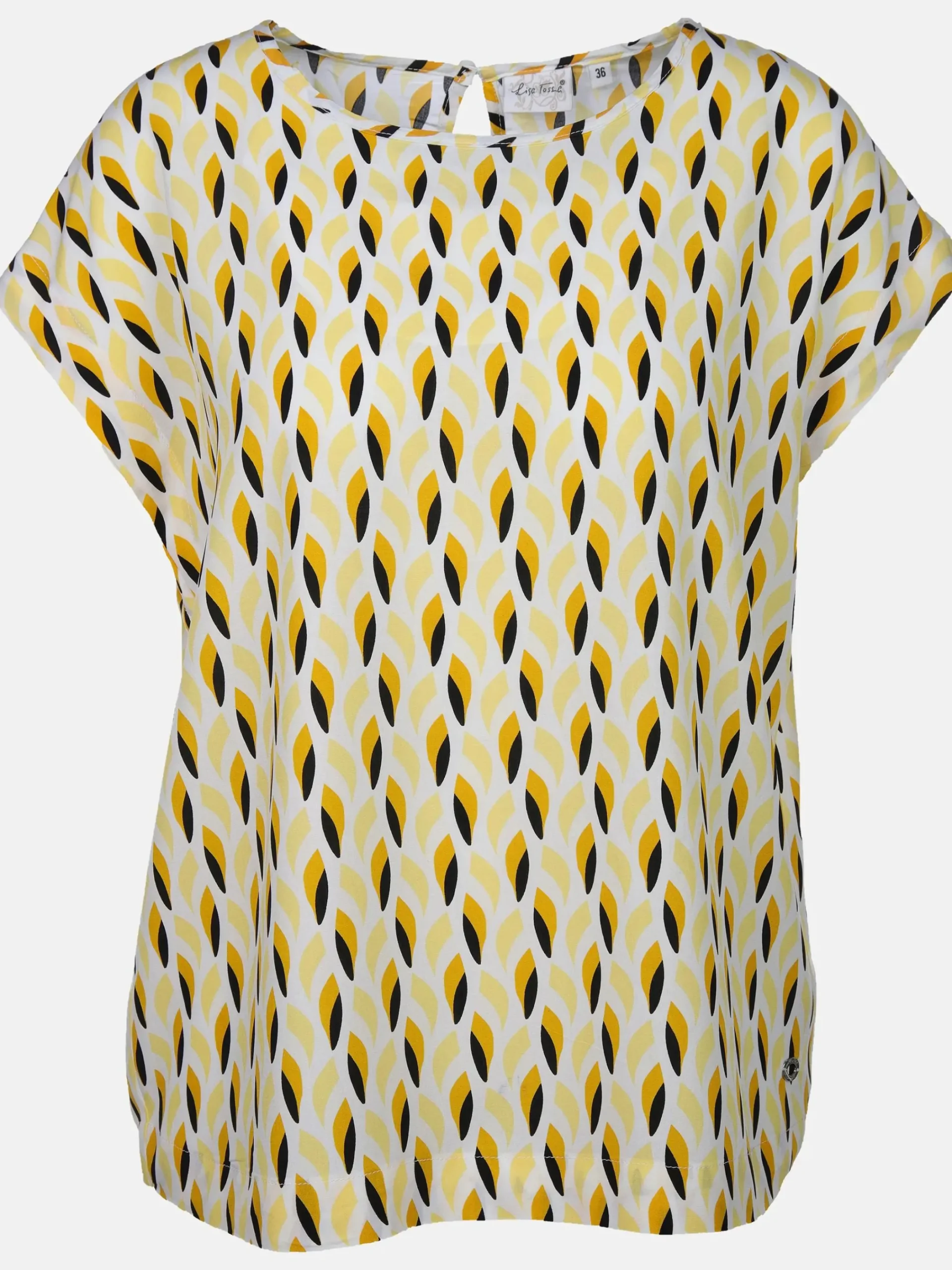 Damen Lisa Tossa Damen Blusentop mit Alloverprint