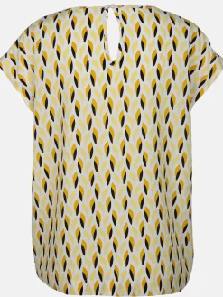 Damen Lisa Tossa Damen Blusentop mit Alloverprint