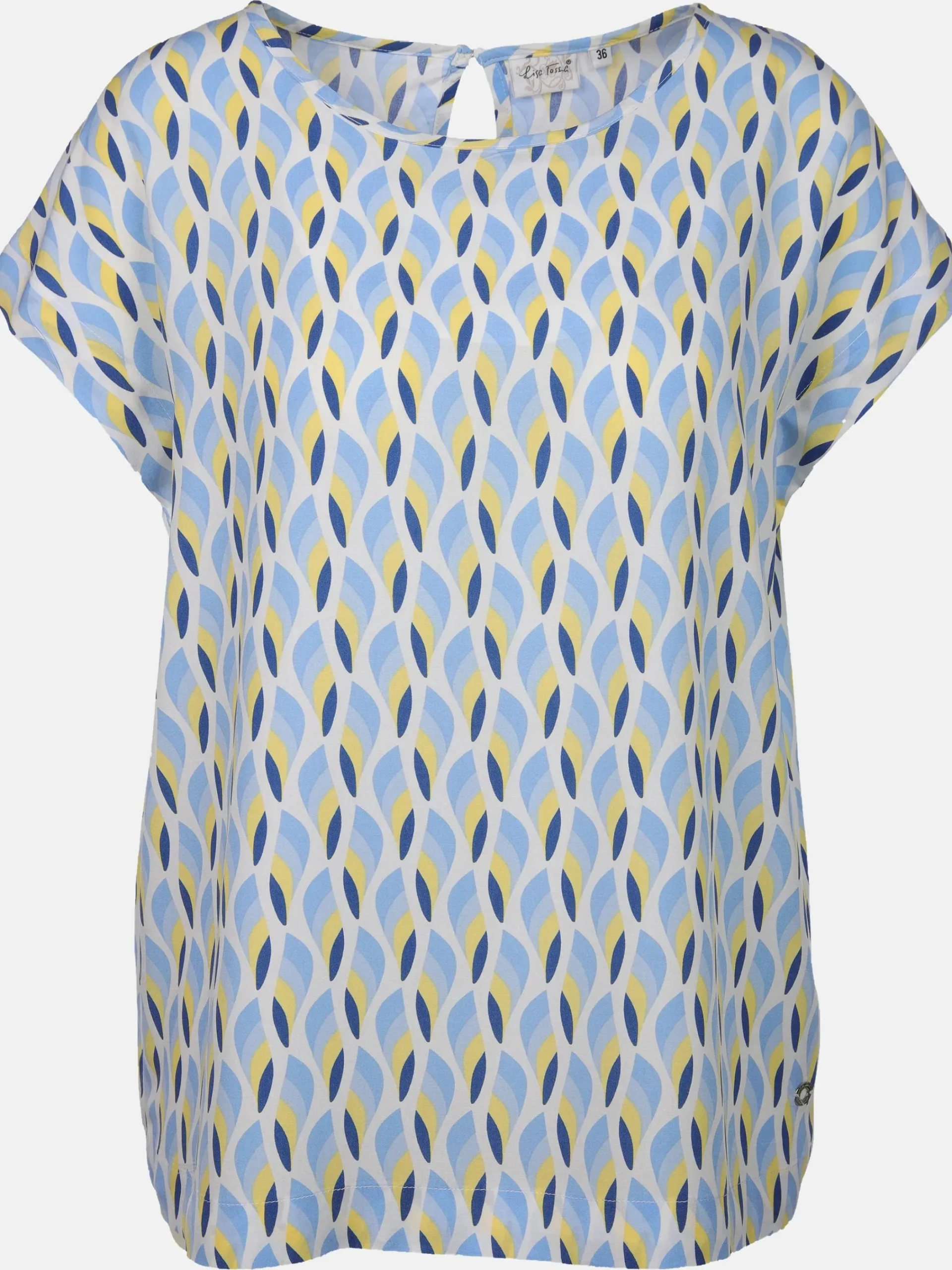 Damen Lisa Tossa Damen Blusentop mit Alloverprint
