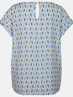 Damen Lisa Tossa Damen Blusentop mit Alloverprint