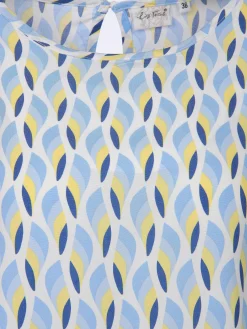 Damen Lisa Tossa Damen Blusentop mit Alloverprint