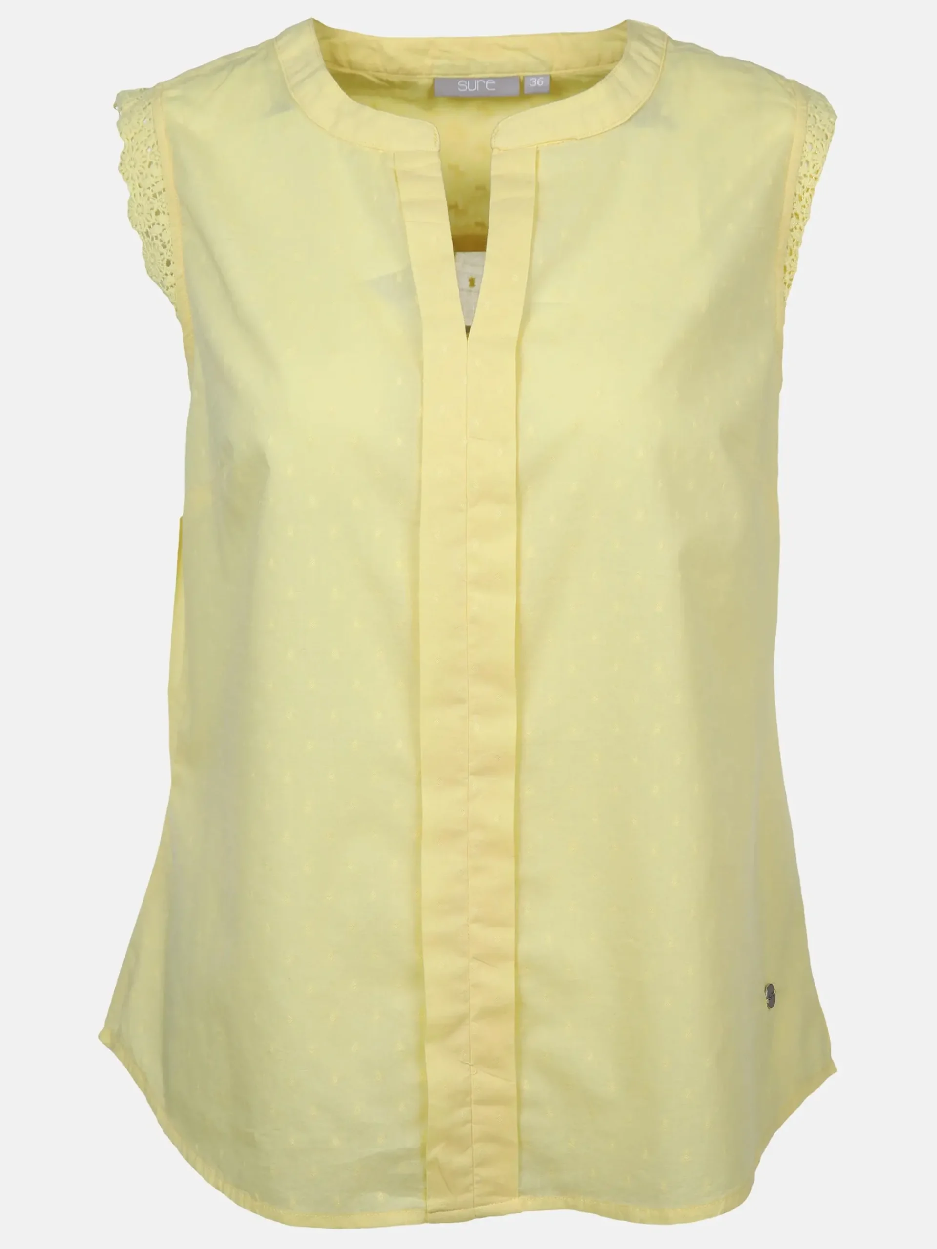 Damen Sure Damen Blusentop mit Spitze