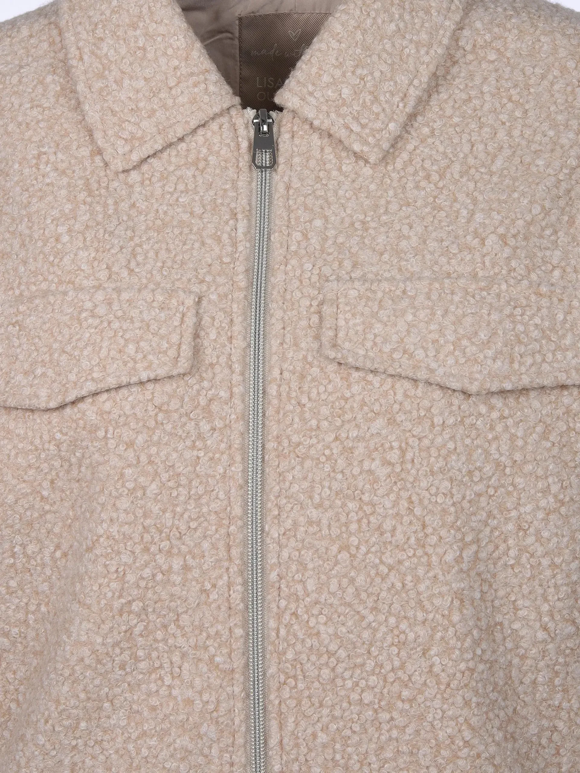 Damen Lisa Tossa Damen Bouclè Jacke