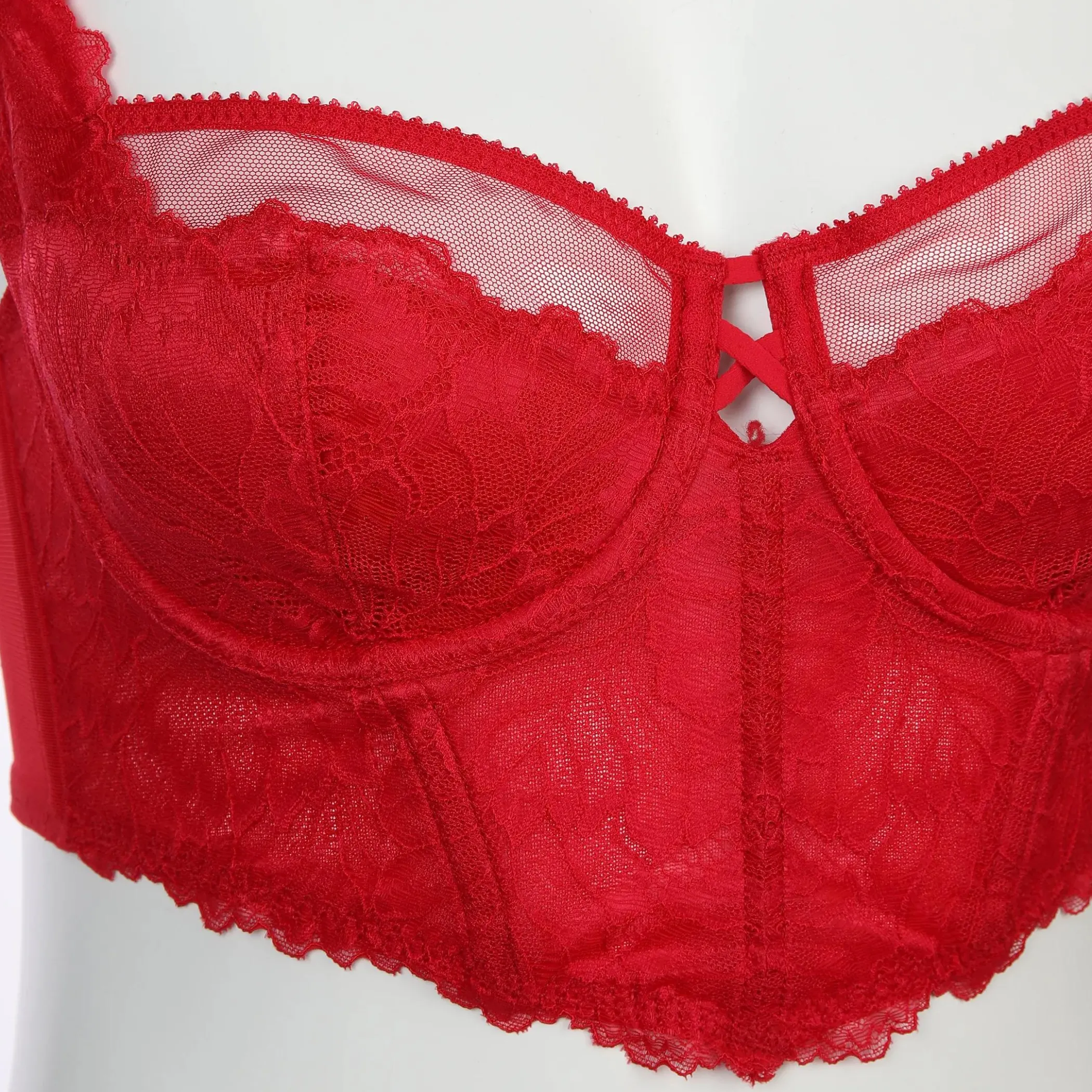 Damen Dorina Damen Bustier mit Spitze