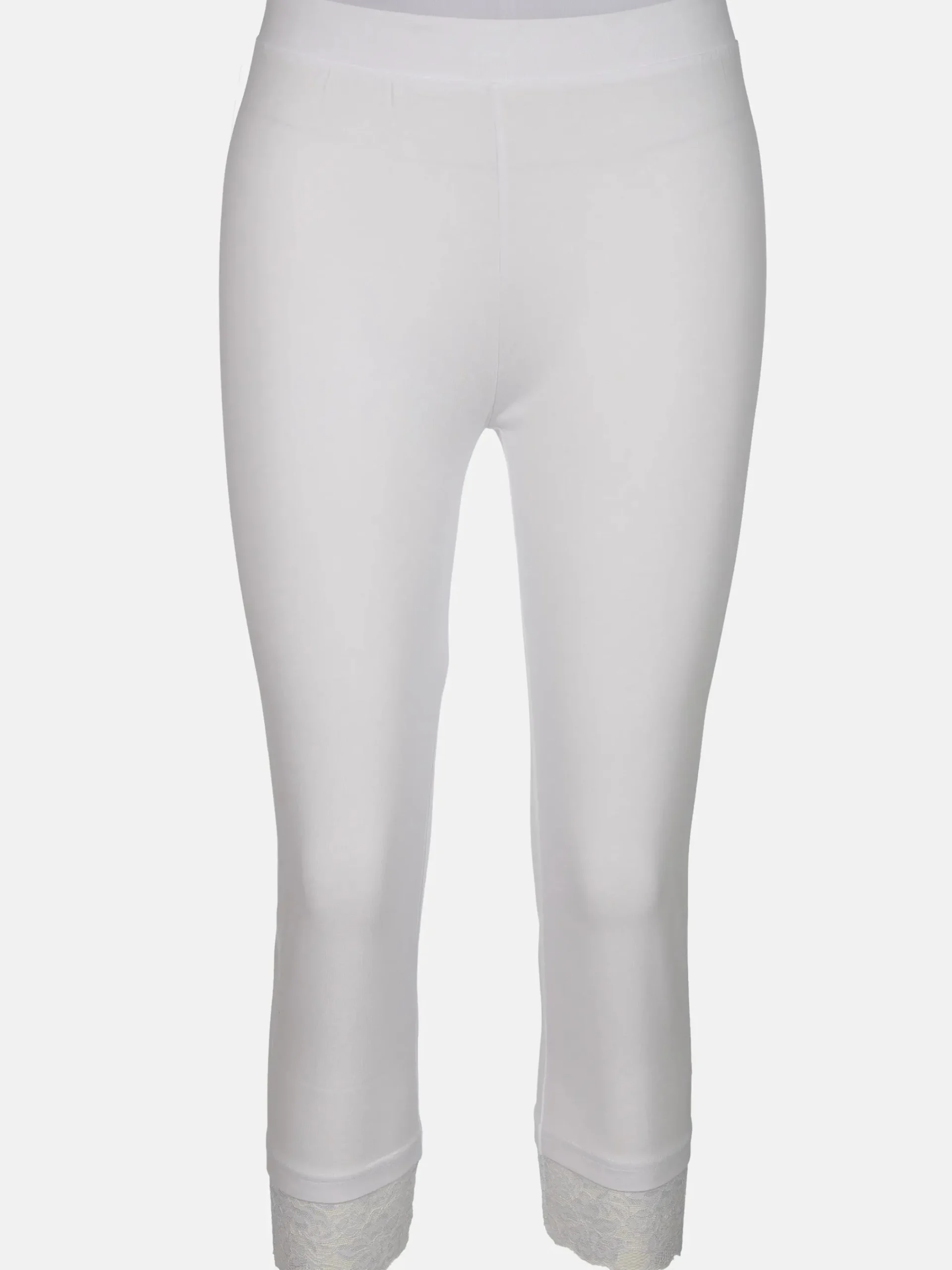 Damen Sure Damen Capri Leggings mit Spitzenbesatz