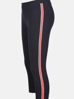 Damen Sure Damen Capri Leggings mit Galonstreifen