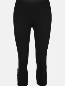 Damen Sure Damen Capri Leggings mit Galonstreifen