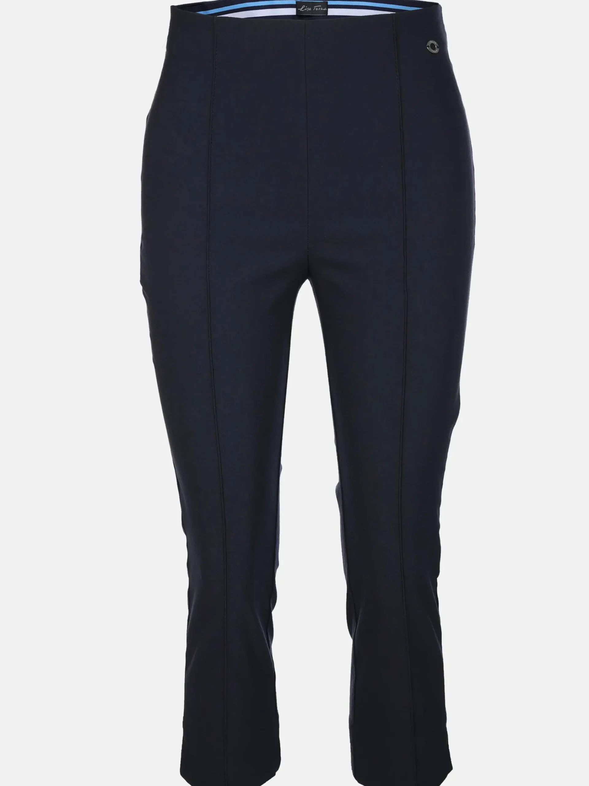 Damen Lisa Tossa Damen Caprihose mit Elastikbund