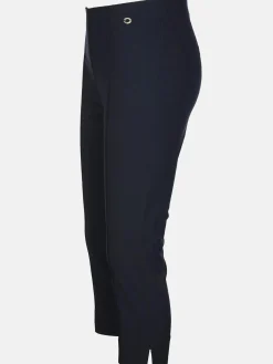 Damen Lisa Tossa Damen Caprihose mit Elastikbund