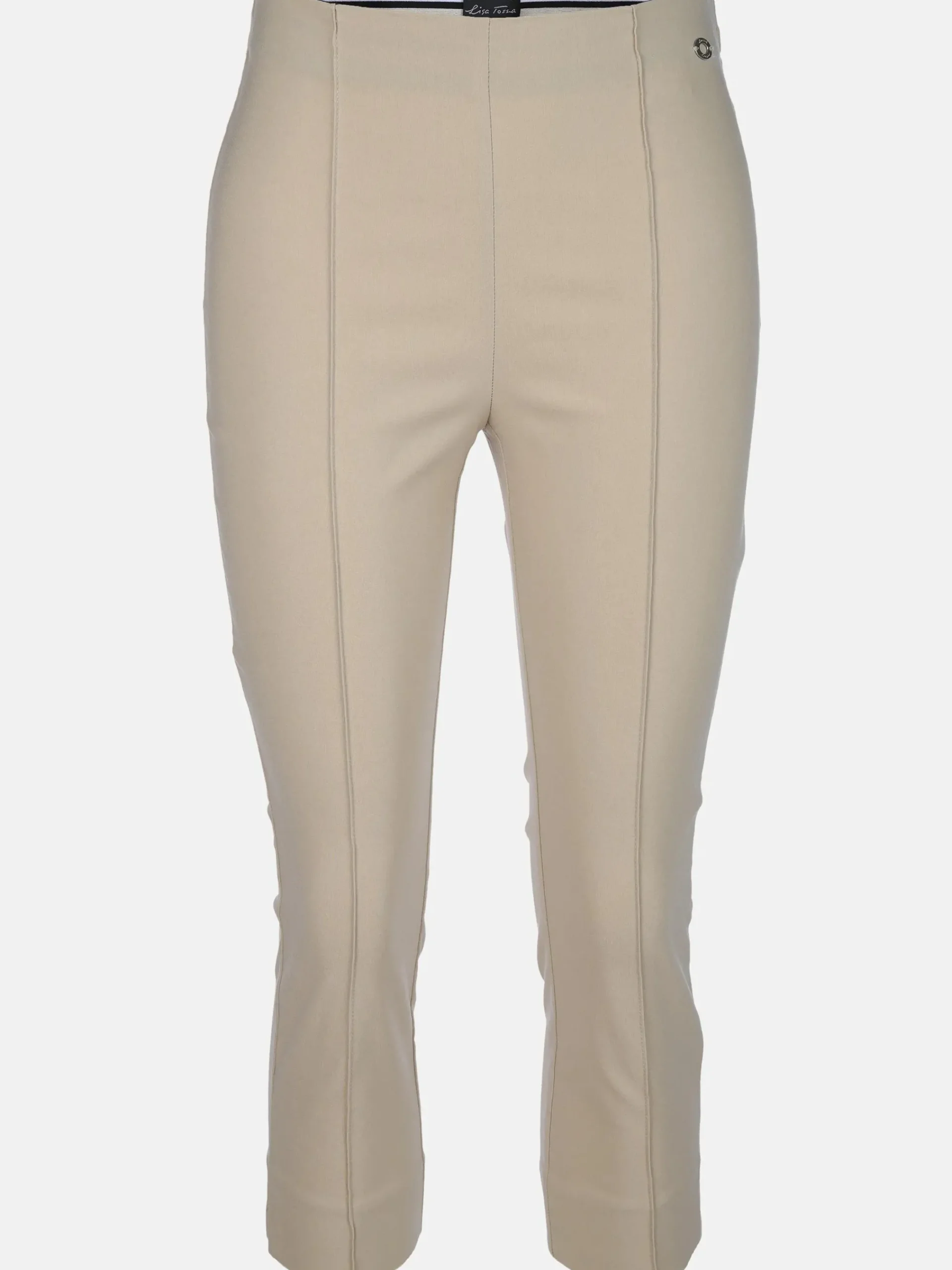 Damen Lisa Tossa Damen Caprihose mit Elastikbund