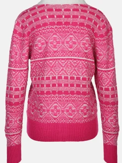 Damen Sure Damen Cardigan mit hübschem Mustermix