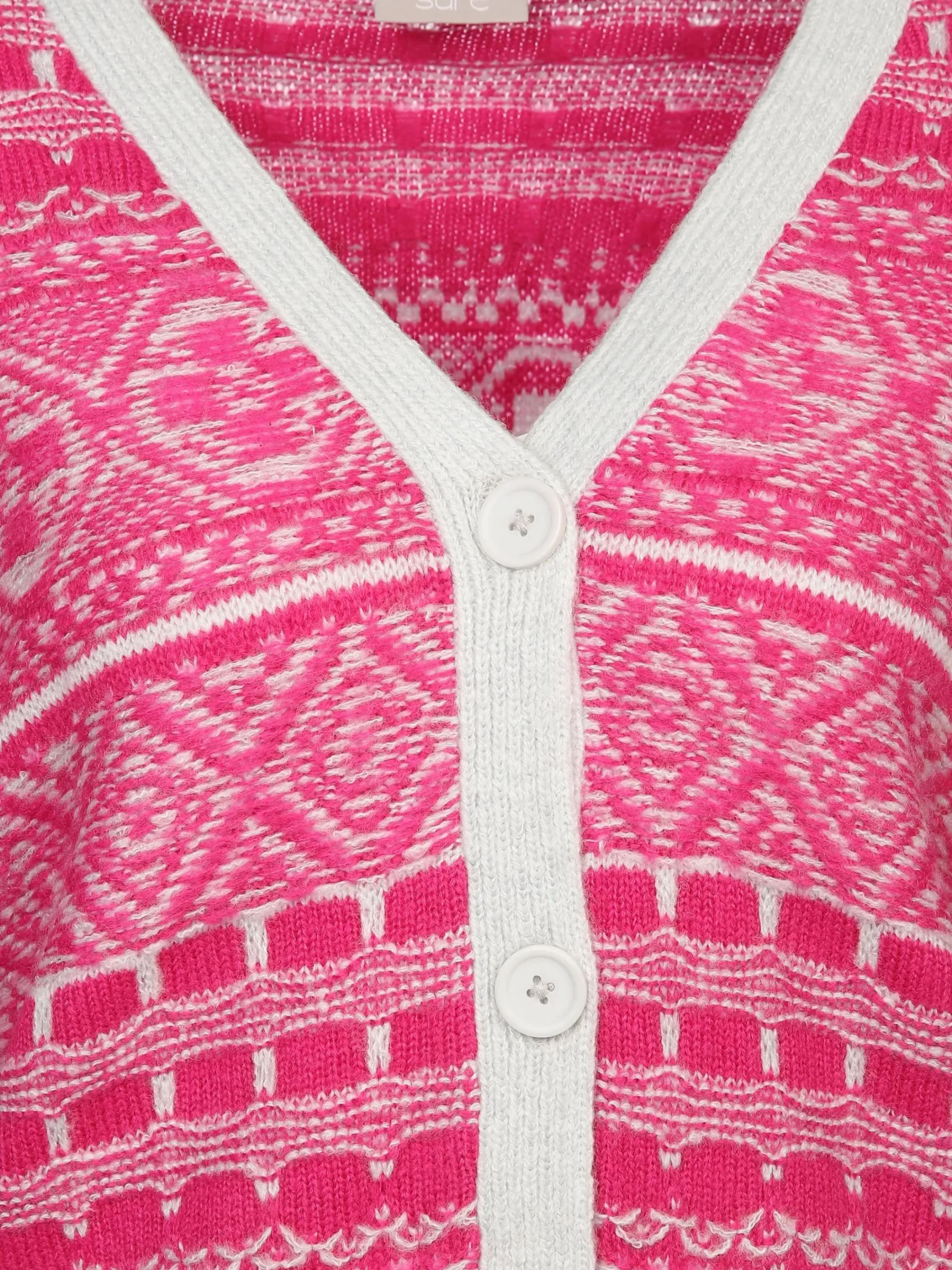 Damen Sure Damen Cardigan mit hübschem Mustermix