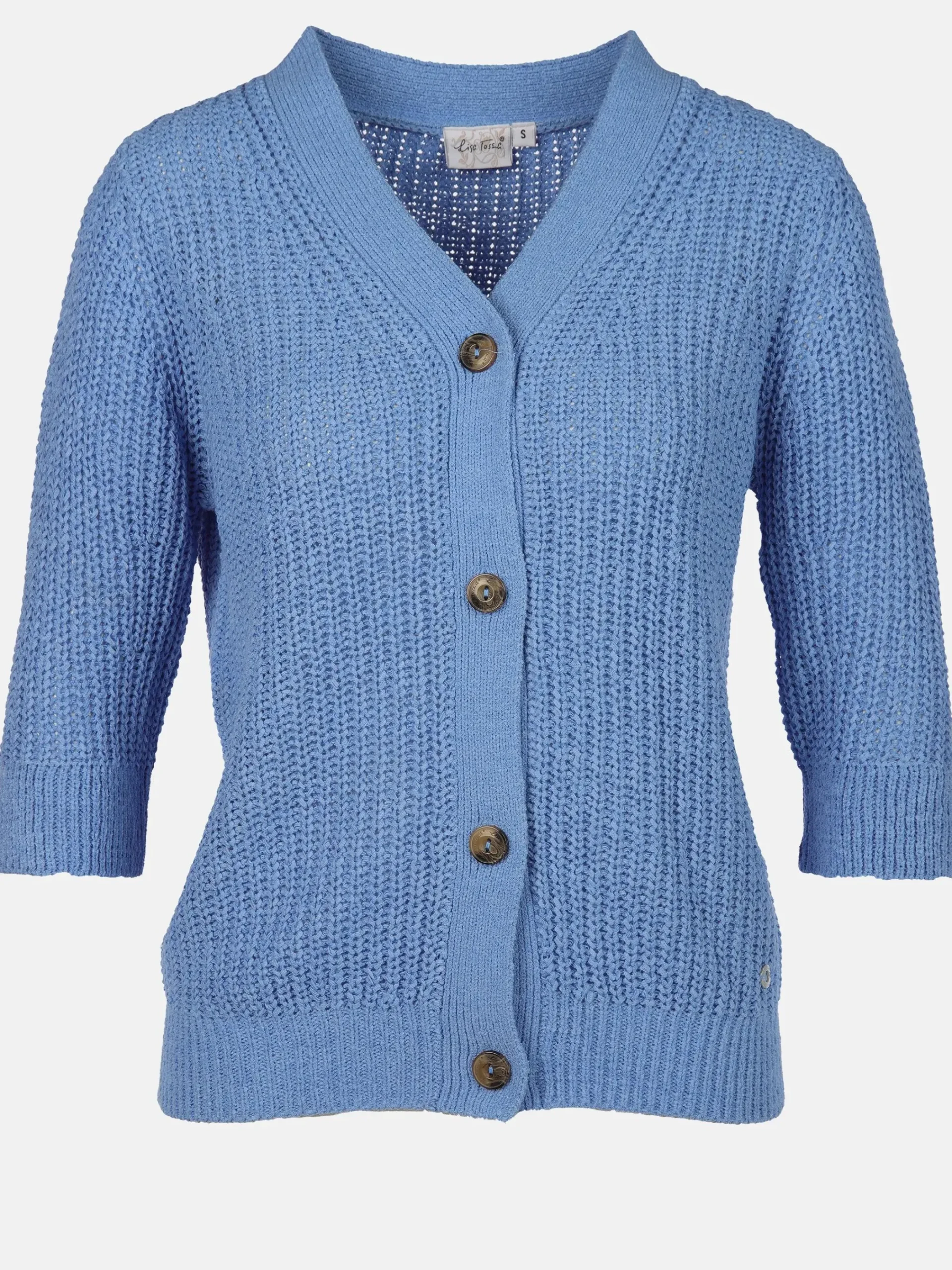 Damen Lisa Tossa Damen Cardigan mit Knöpfen