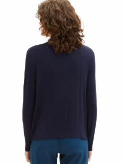 Damen Tom Tailor Damen Cardigan unifarben