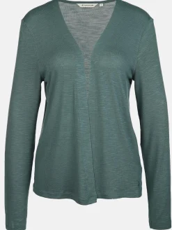 Damen Tom Tailor Damen Cardigan unifarben