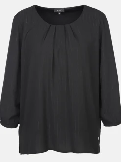 Damen Sure Damen Chiffonbluse mit feinen Streifen