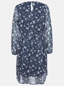 Damen Sure Damen Chiffonkleid mit V-Ausschnitt