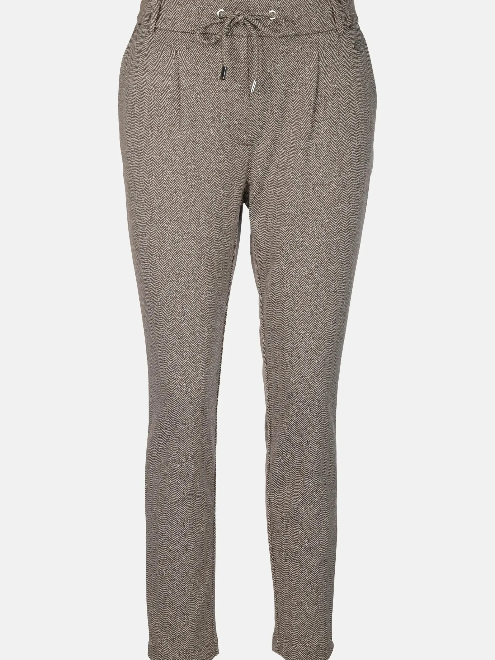 Damen Lisa Tossa Damen Cityjoggerhose im Fischgratdessin