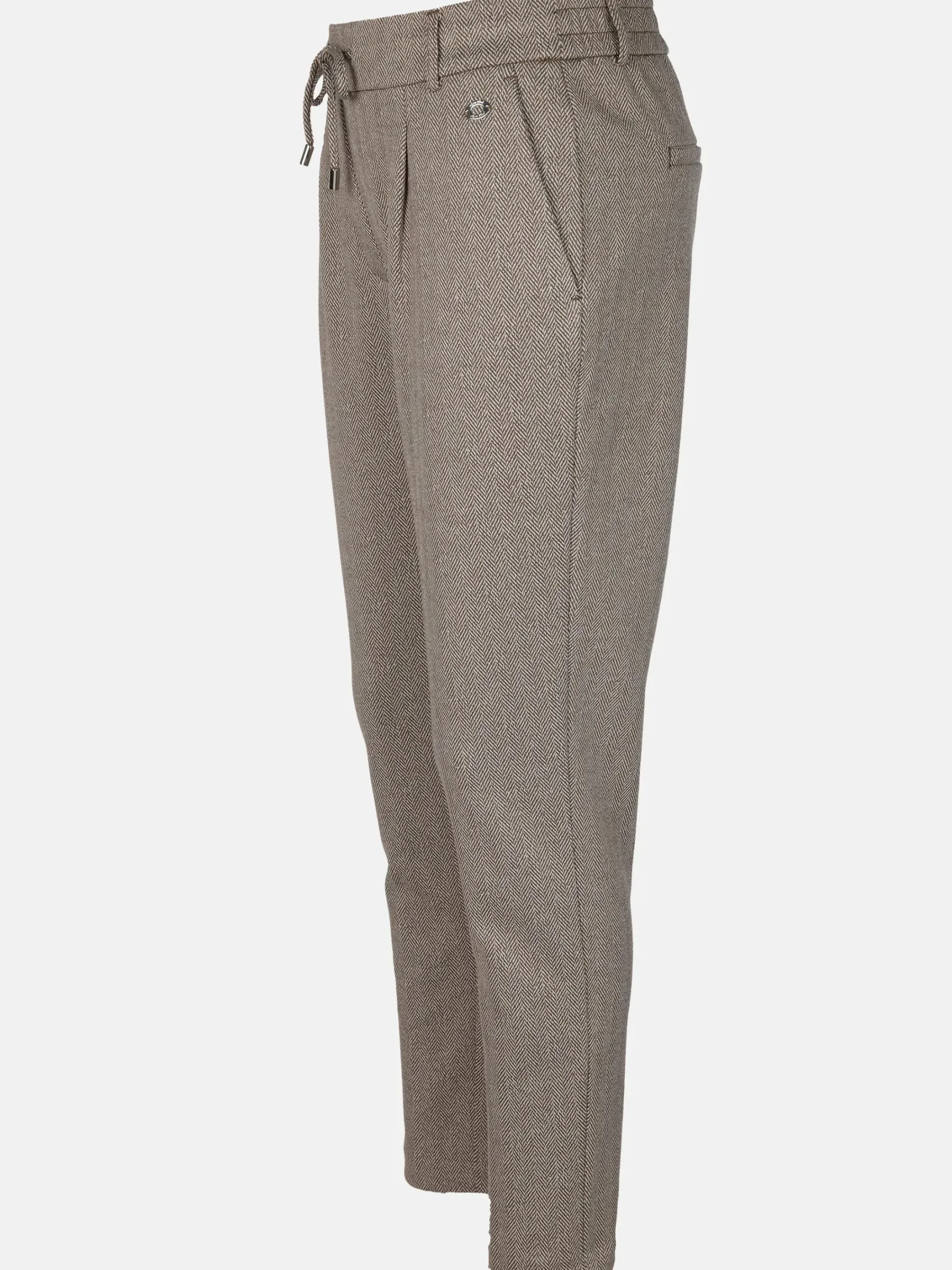 Damen Lisa Tossa Damen Cityjoggerhose im Fischgratdessin