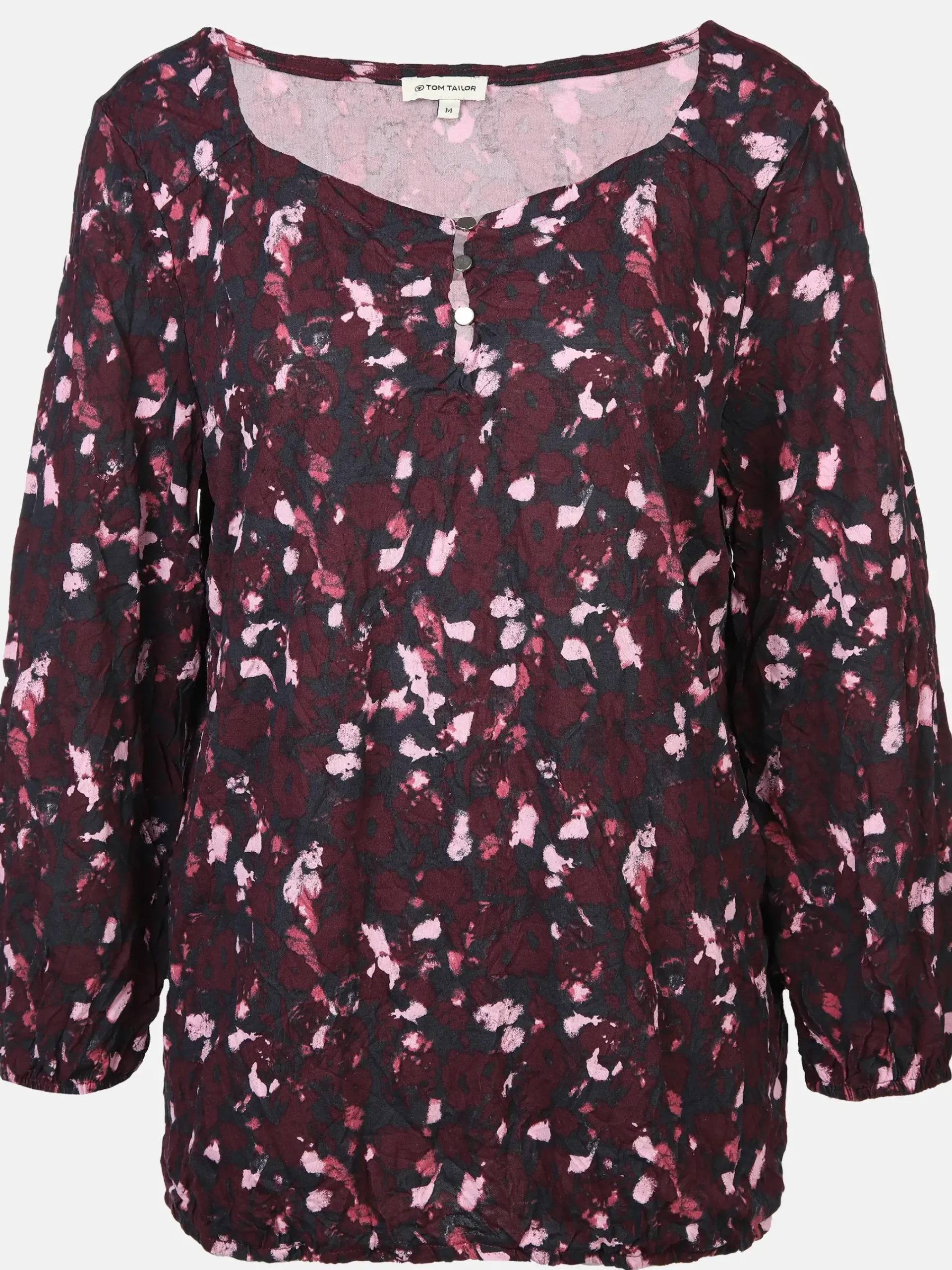 Damen Tom Tailor Damen Crincle-Blusenshirt