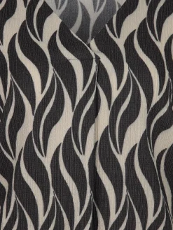 Damen Lisa Tossa Damen Crinkle-Shirt mit Alloverprint