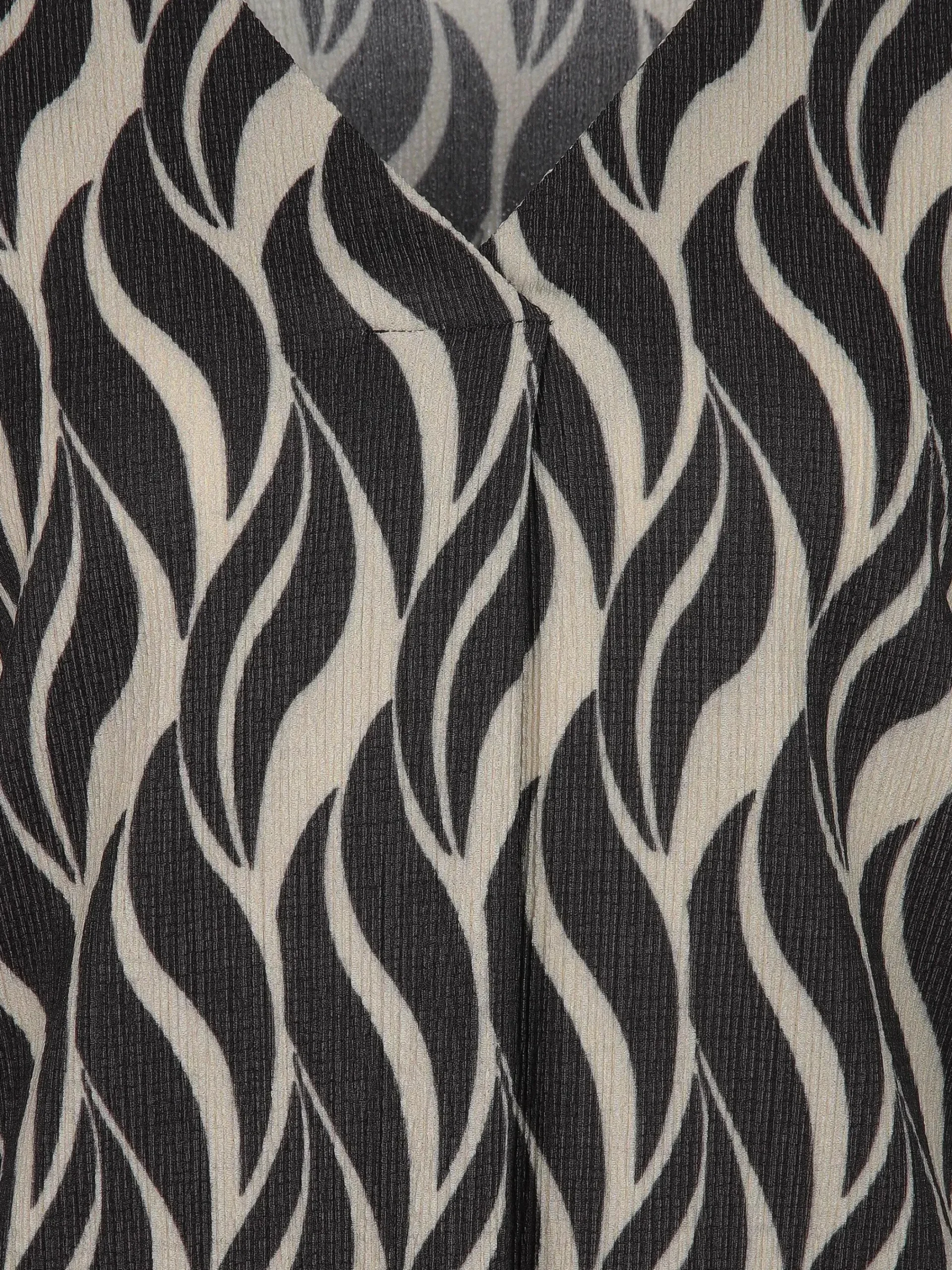 Damen Lisa Tossa Damen Crinkle-Shirt mit Alloverprint