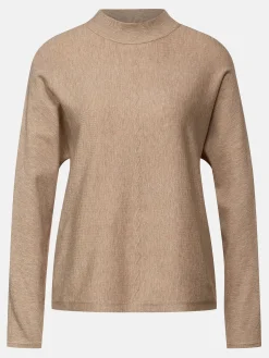 Damen Street One Damen Feinstrick-Pullover mit Stehkragen