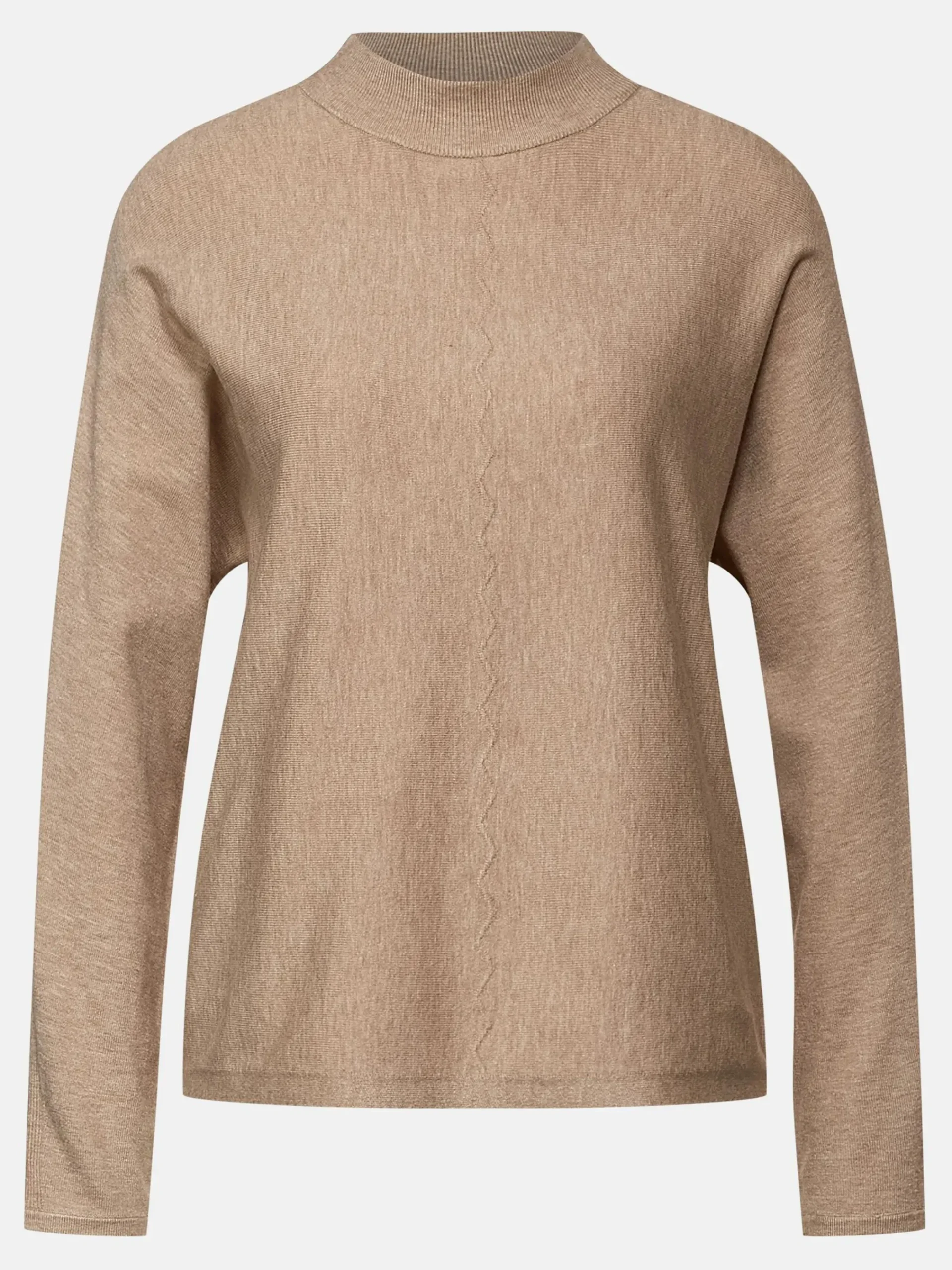 Damen Street One Damen Feinstrick-Pullover mit Stehkragen