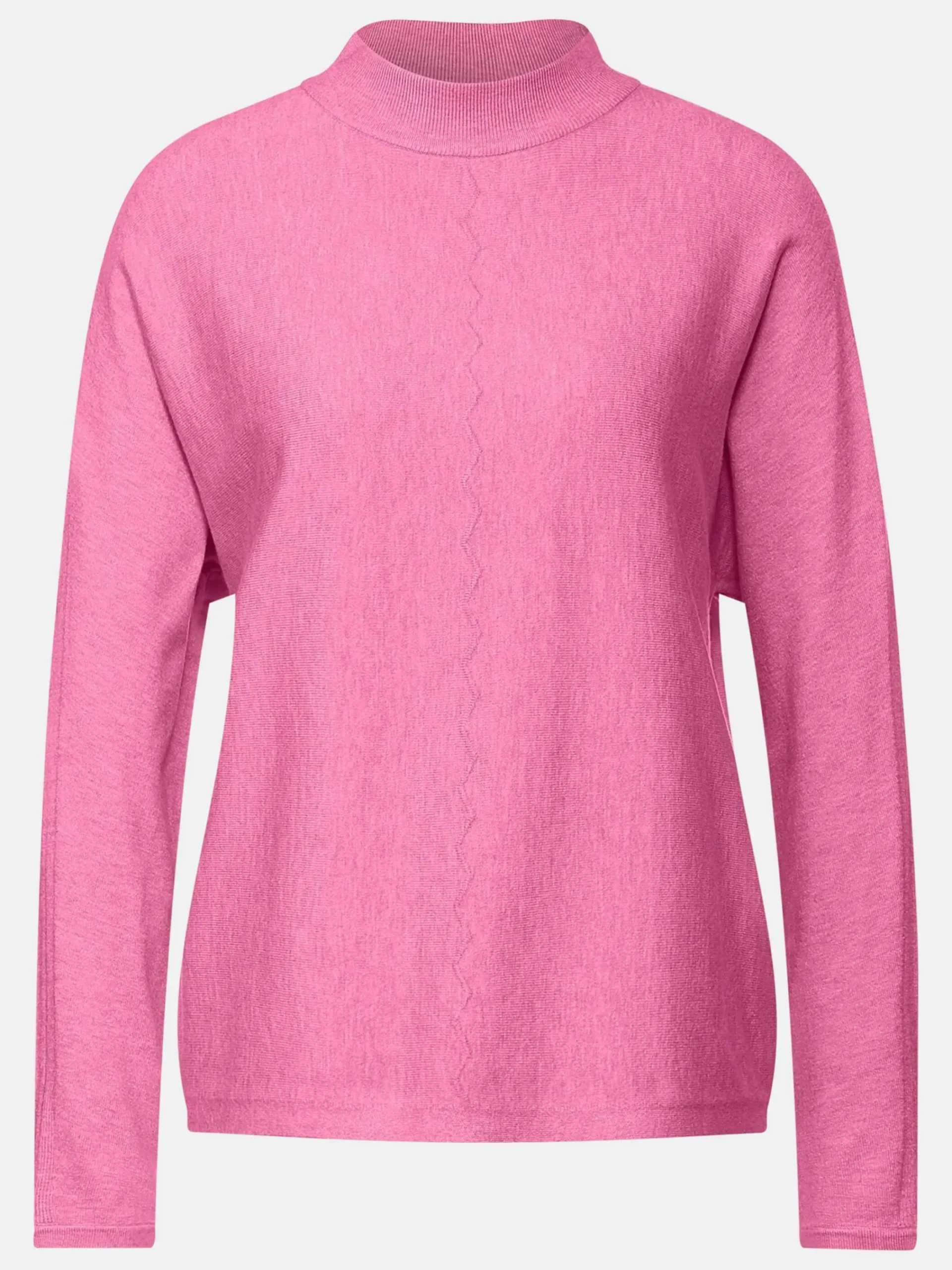 Damen Street One Damen Feinstrick-Pullover mit Stehkragen