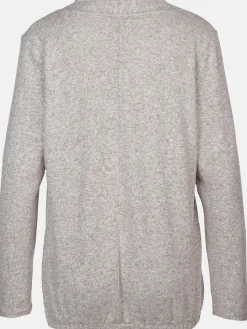 Damen Lisa Tossa Damen Flauschshirt in melierter Optik