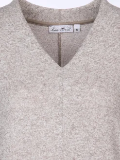 Damen Lisa Tossa Damen Flauschshirt in melierter Optik