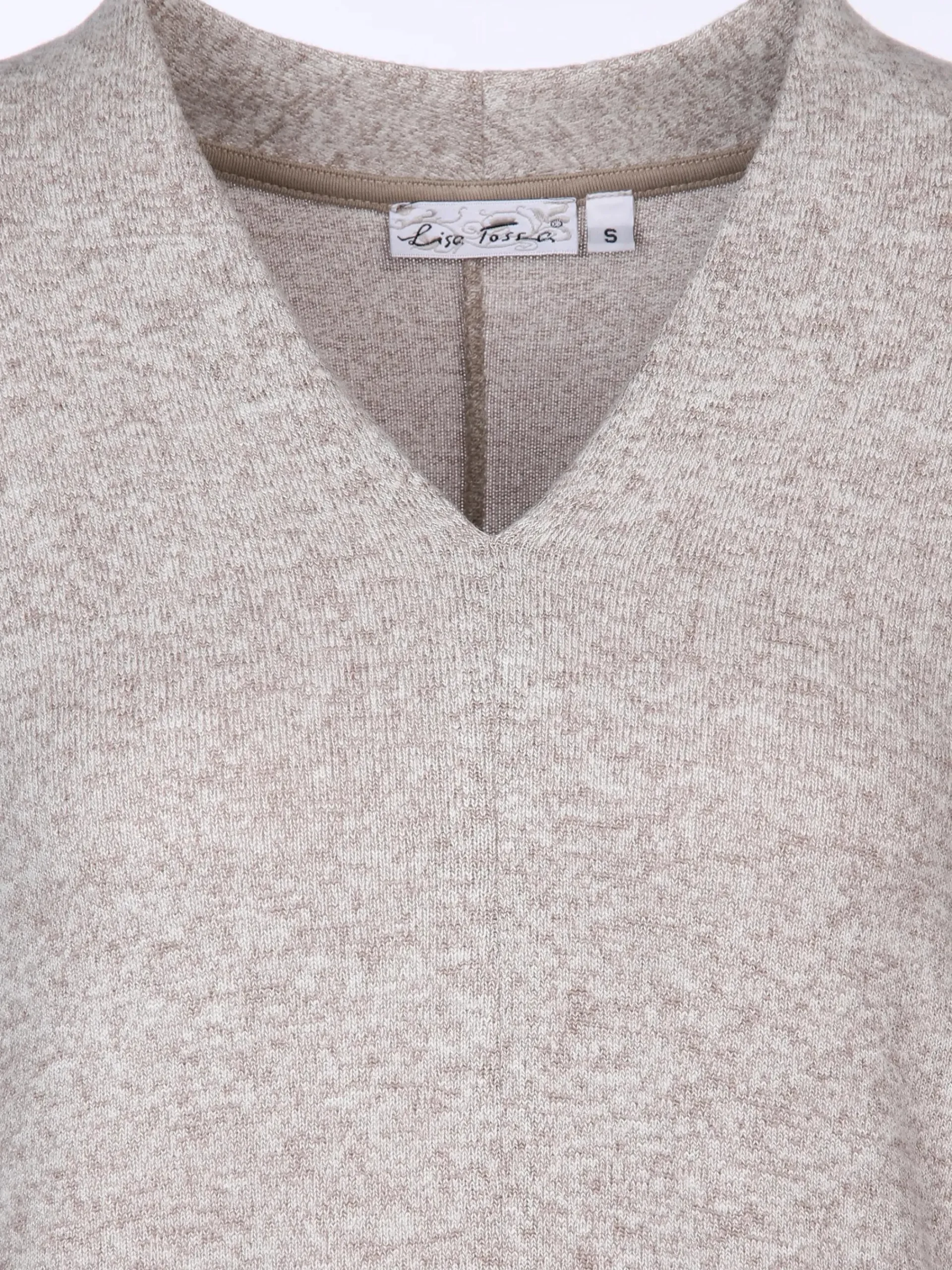 Damen Lisa Tossa Damen Flauschshirt in melierter Optik